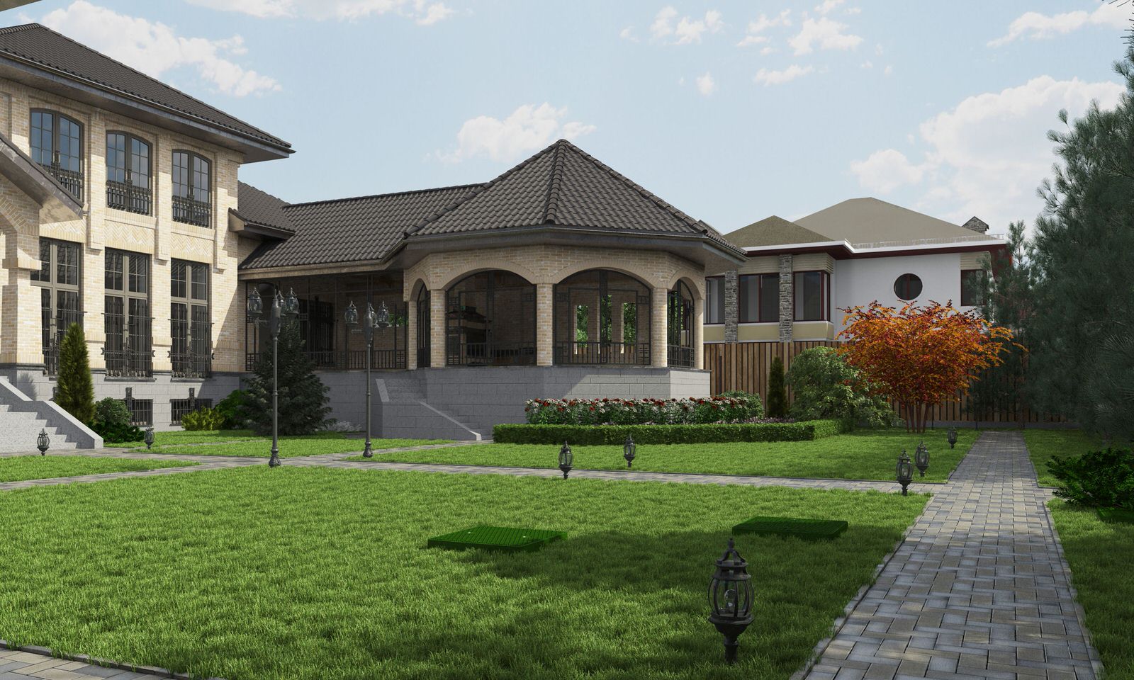 Обложка проекта: Дом в классическом стиле