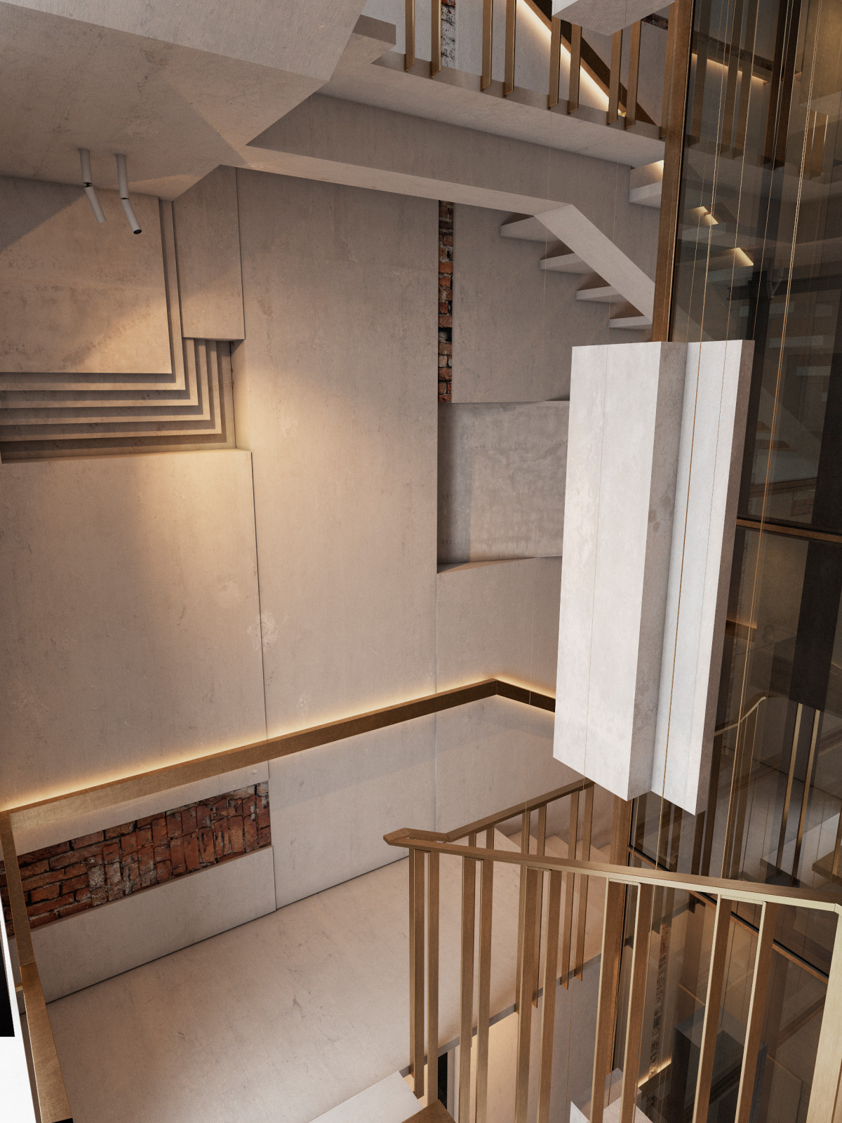 Лестница в апарт-отеле