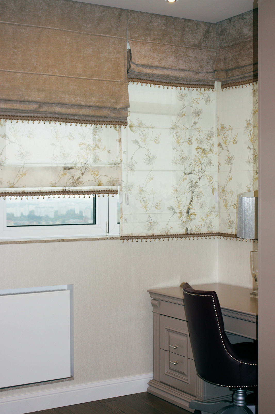 Римские шторы в интерьере