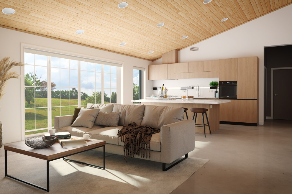 Обложка проекта: 3д визуализация интерьера загородный дом