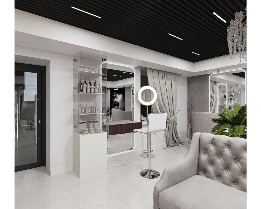 Школа маникюра. Парикмахерский зал.