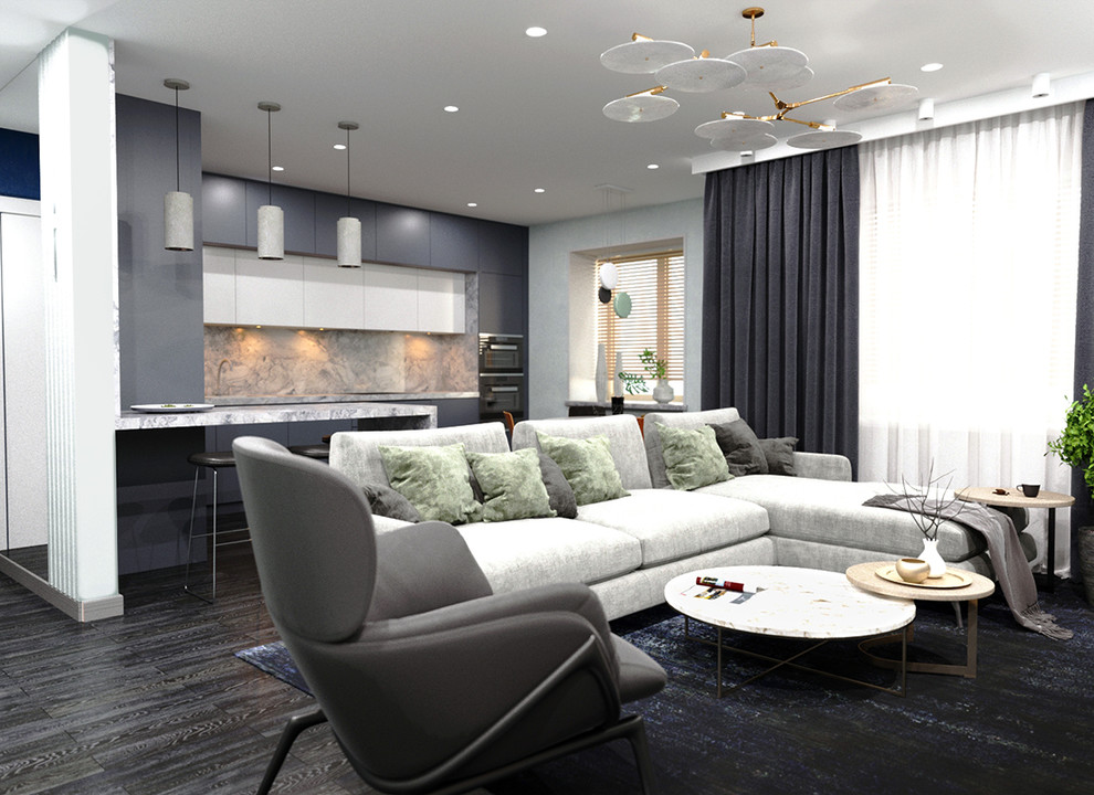 Обложка проекта: Двухкомнатная квартира в Петербурге