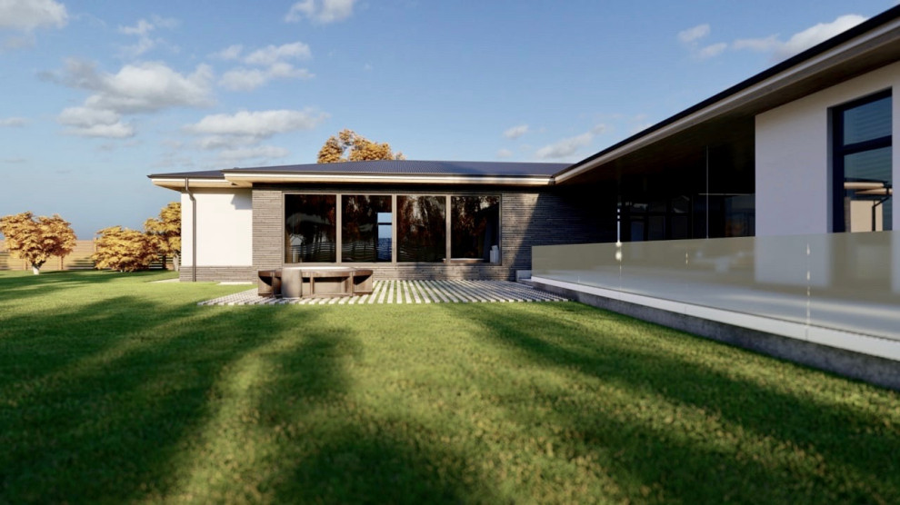 Проект одноэтажного жилого дома с зоной СПА