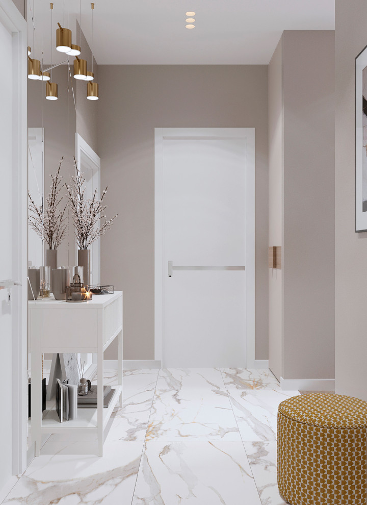 Дизайн двухкомнатной квартиры 60 кв.м в ЖК Символ