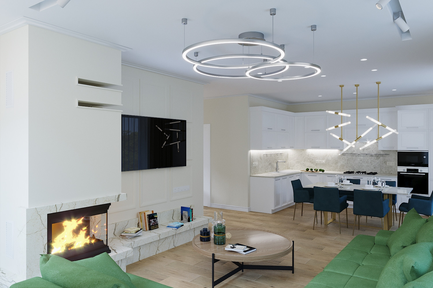 Интерьер индивидуального жилого дома