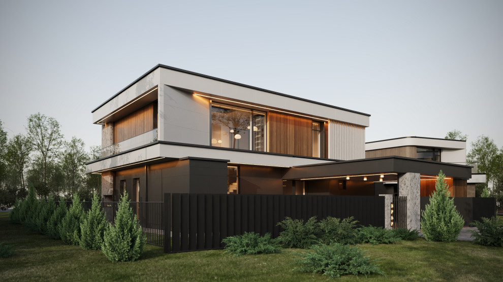 Проект коттеджа на берегу Москва-реки