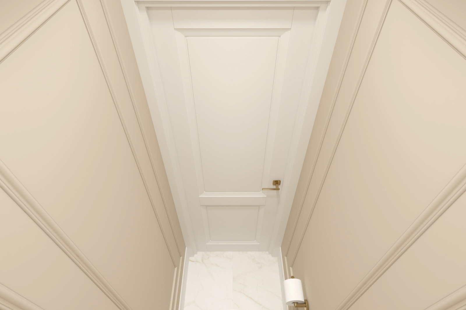 Обложка проекта: Двухкомнатная квартира 56 кв. м. в стиле неоклассика, в доме серии П-44Т