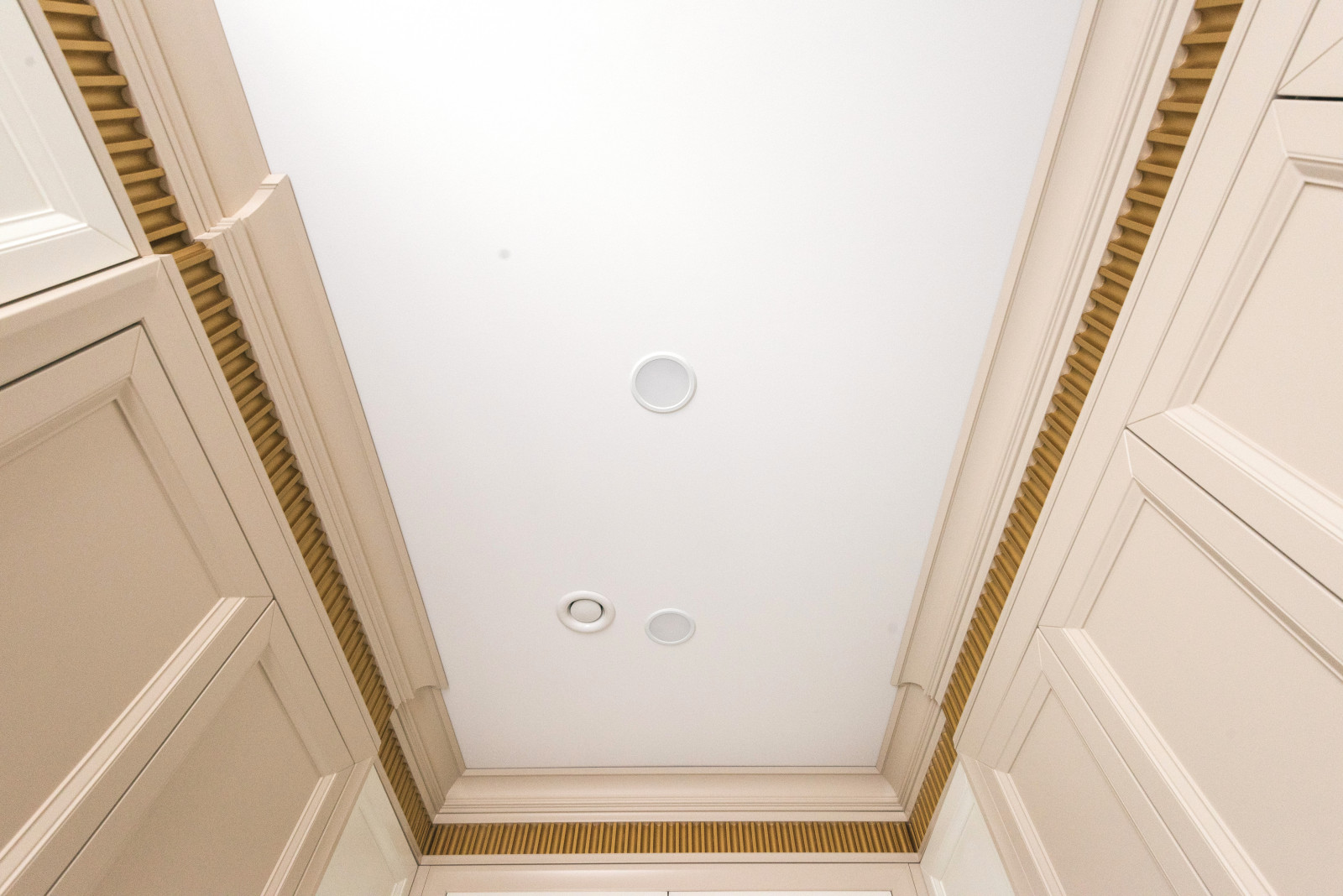 Гардеробная комната с элементами Латуни