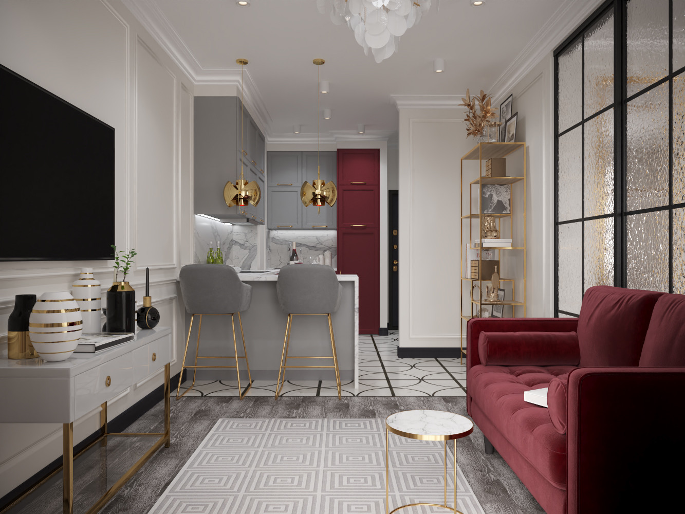 Ремонт в ЖК Водный, 46 м2