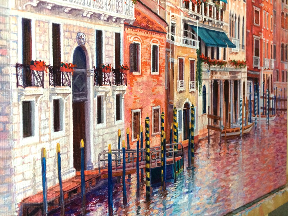 Архитектура; холст, масло