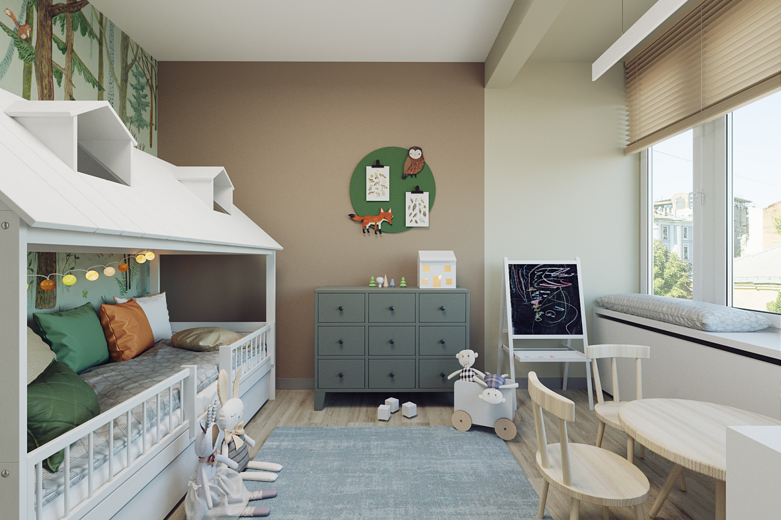 Современная квартира для молодой семьи