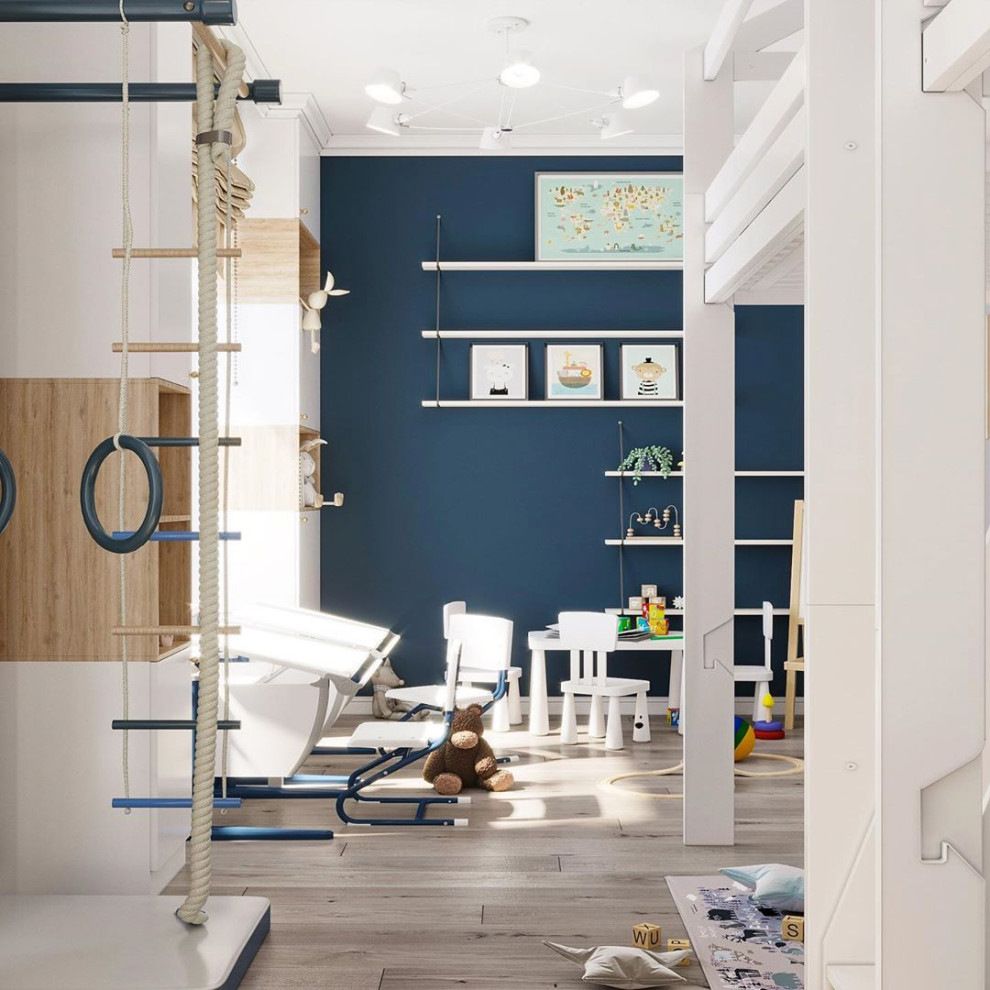 Детская для двух мальчиков с Горами на стенах Alltowall