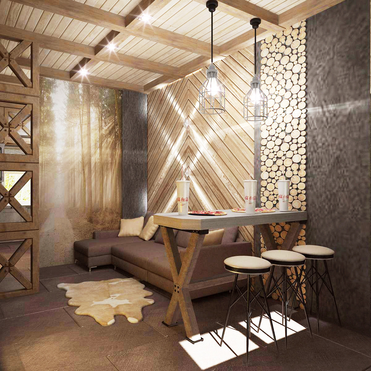 Интерьер банного комплекса