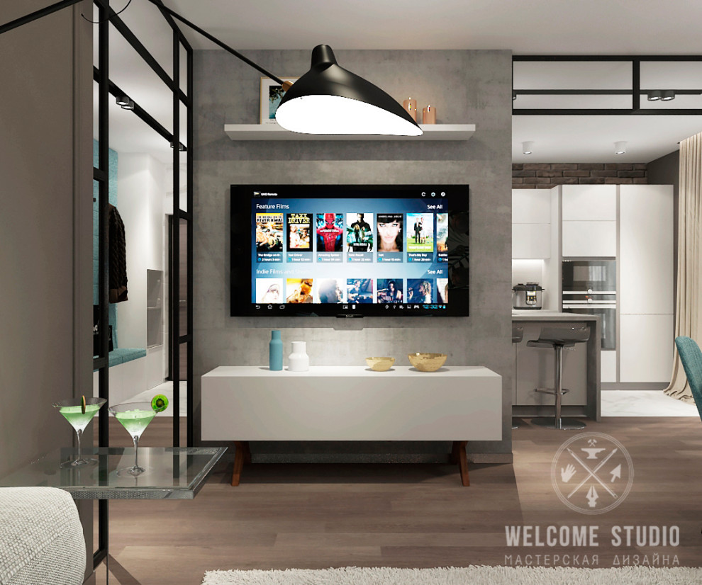 Трёхкомнатная квартира «Urban Jungle» в г. Москва