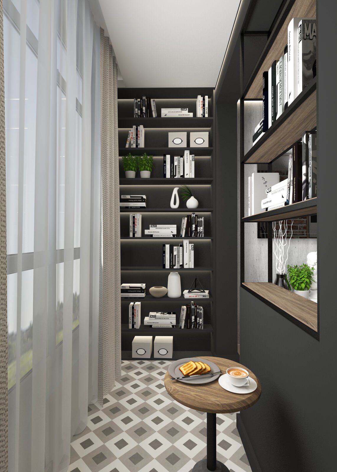 Проект однокомнатной квартиры ЖК Аврора