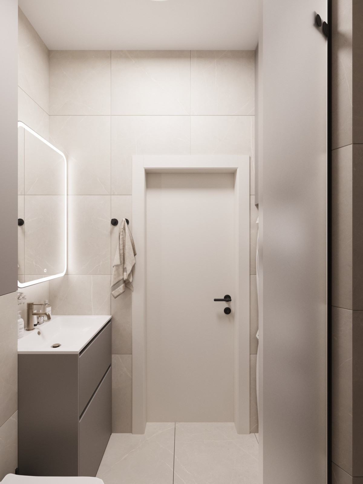 Дизайн интерьера евротрехкомнатной квартиры 65 м2