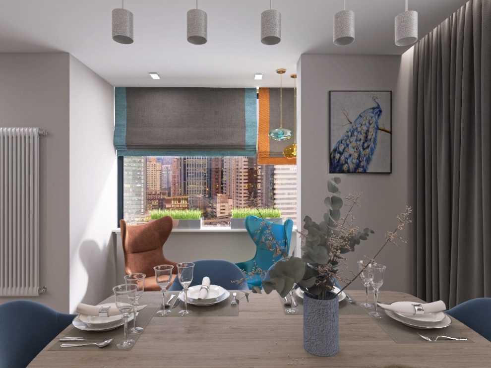 Дизайн-проект четырехкомнатной квартиры 110 кв.м.