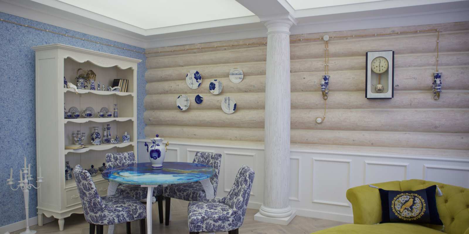 Гостиная Гжель