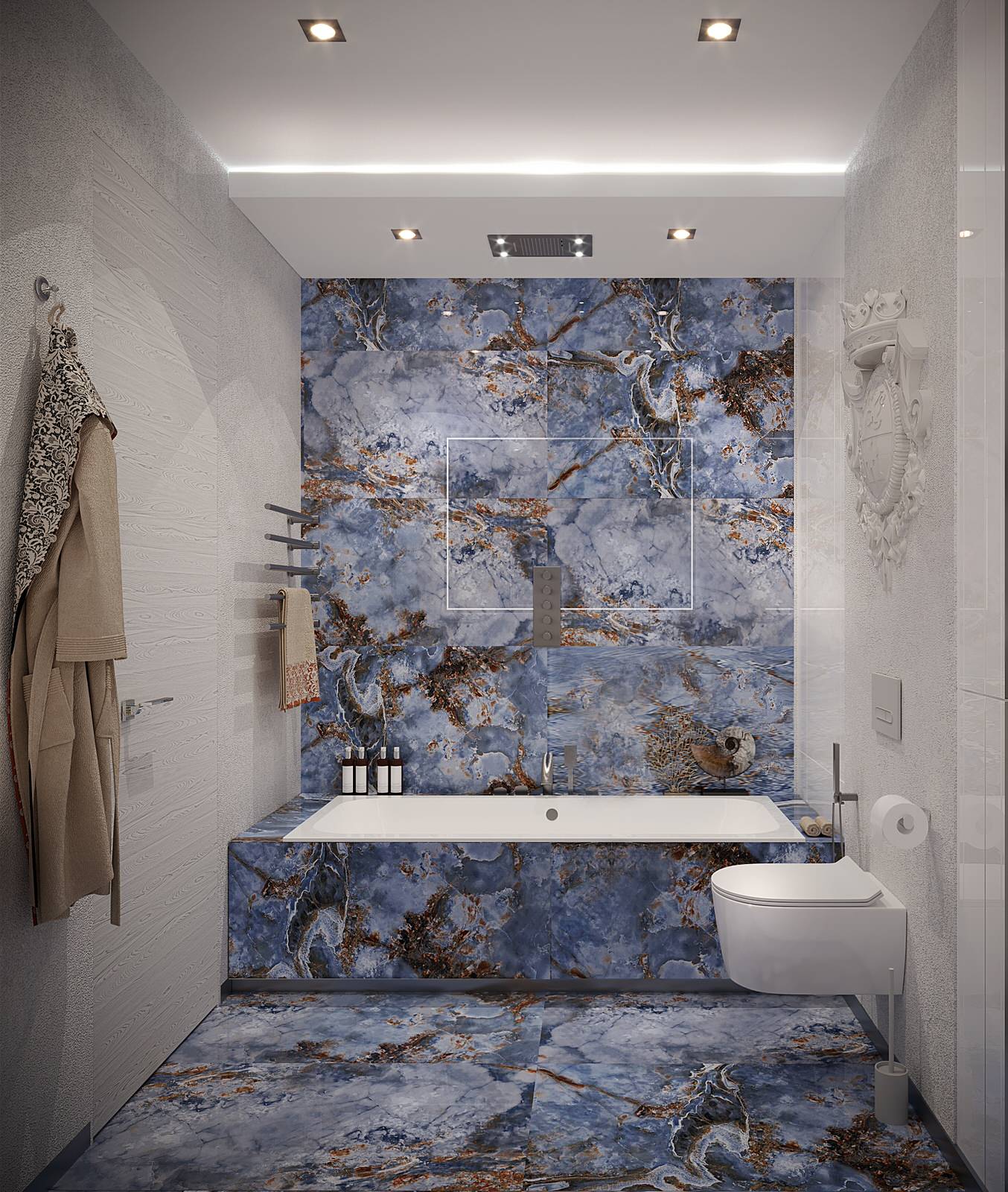 Голубая ванная