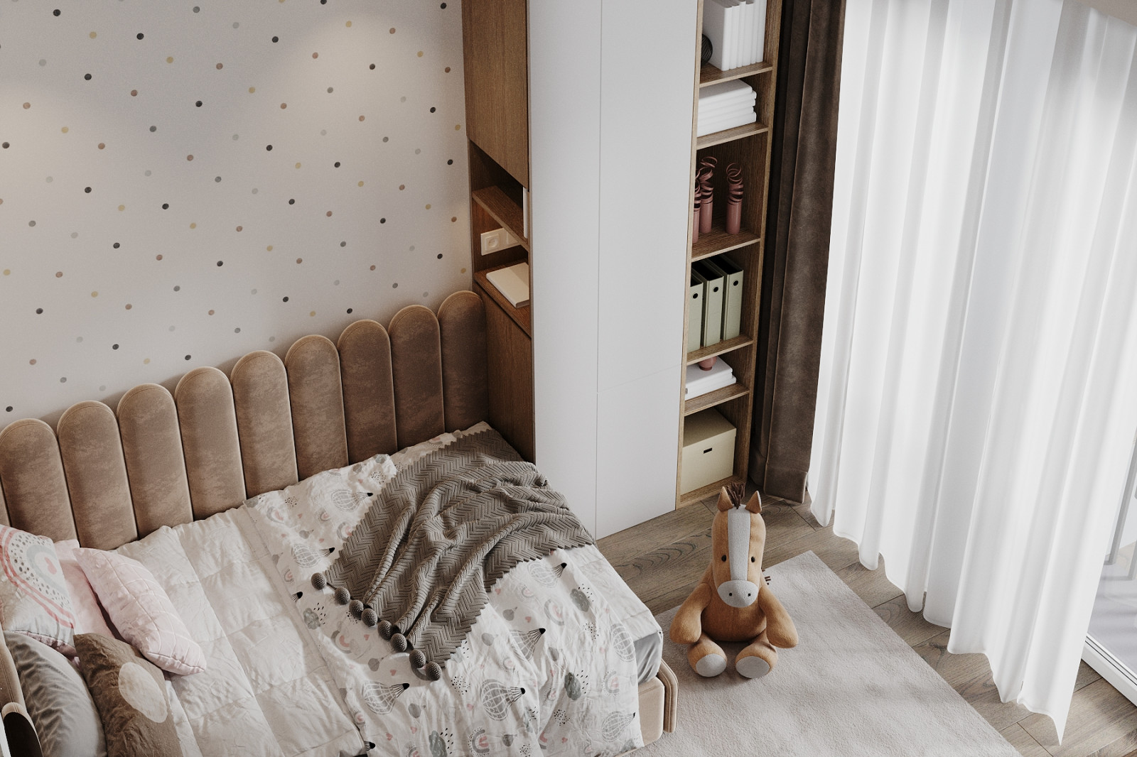 Интерьер квартиры 87м2 в поселке парке Весна