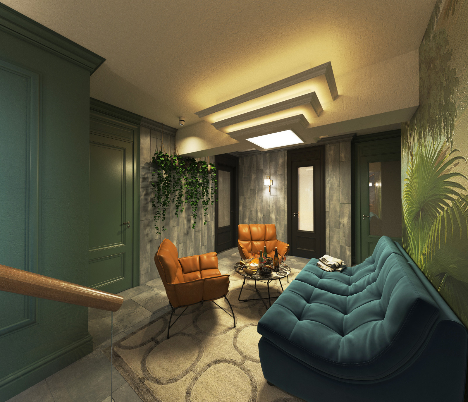 Интерьер частного жилого дома