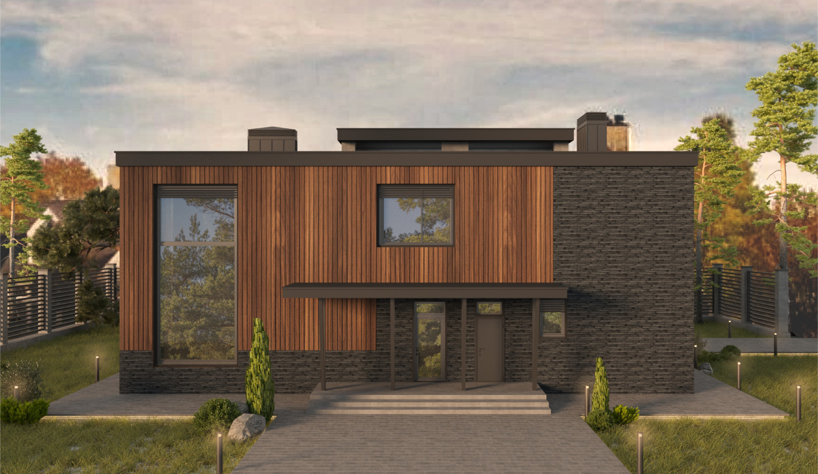 Проект дома -250 м2