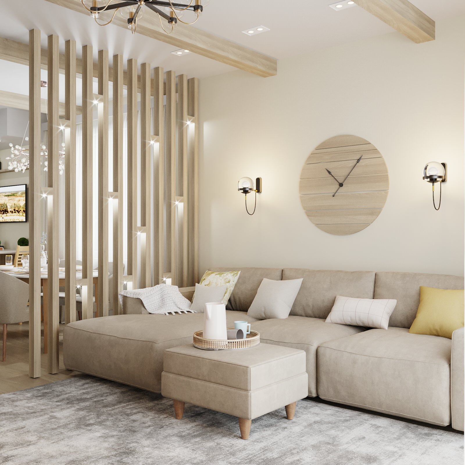 Загородный дом. Общественная зона