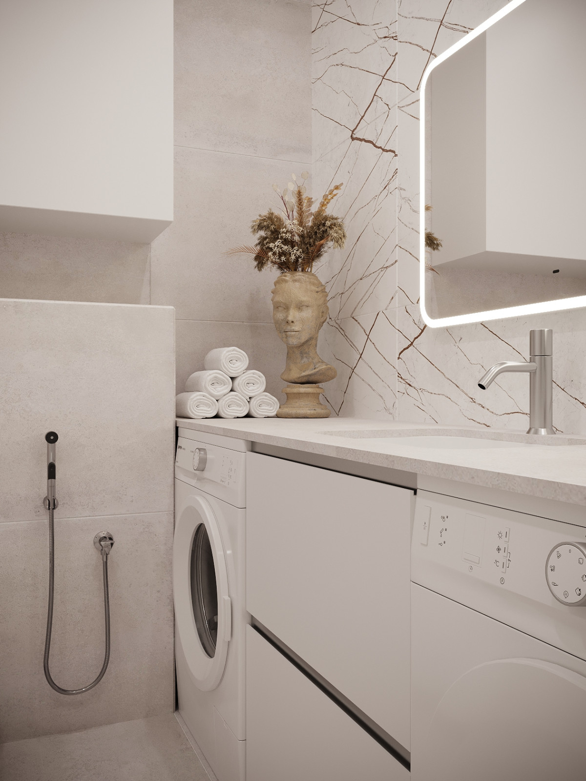 Интерьер трехкомнатной квартиры в стиле Неоклассика