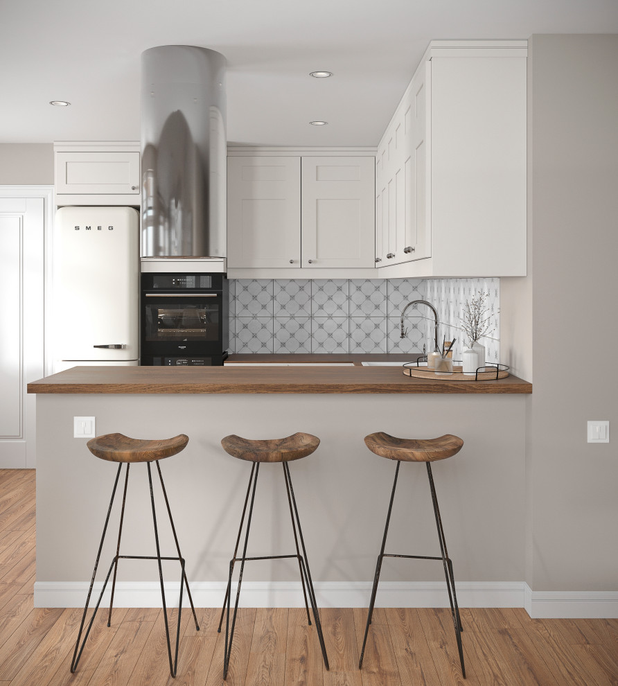 3d-визуализация кухни+гостиной