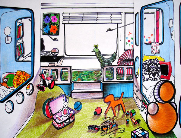 Дизайн интерьера. Эскизы