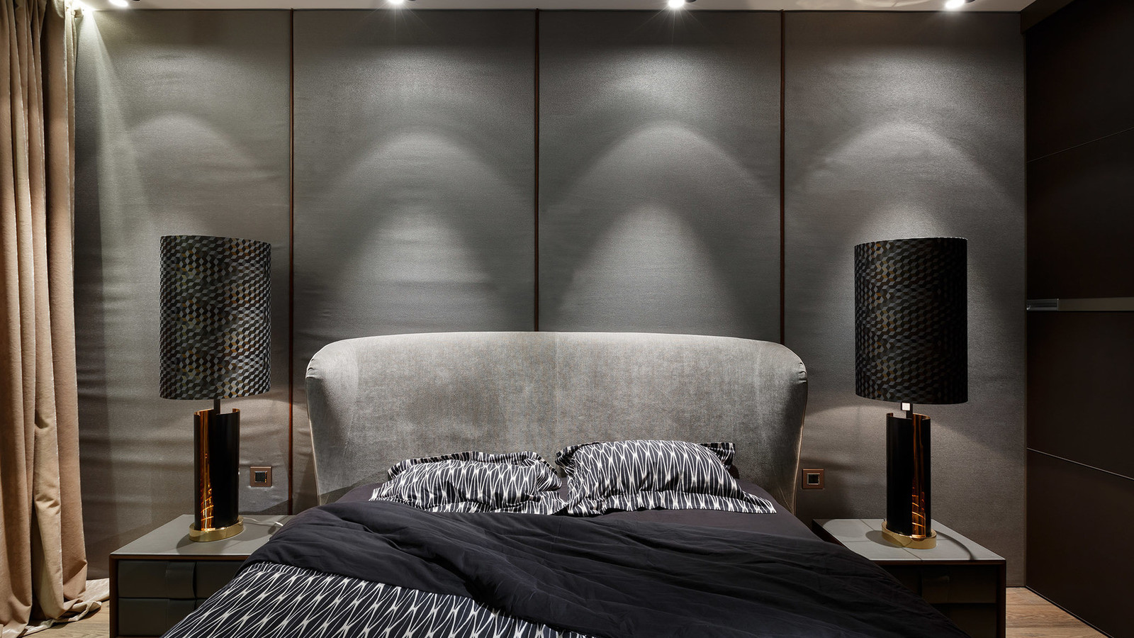 Брутальная квартира в ЖК Смольный Парк