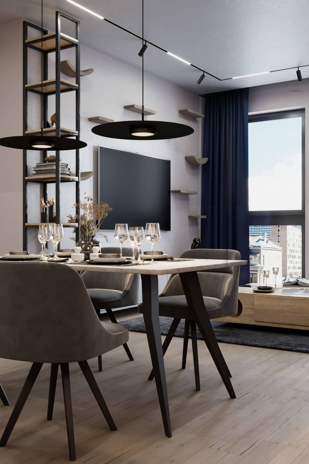 Дизайн и ремонт квартиры в ЖК «Хорошёвский» — Неоклассика для кота