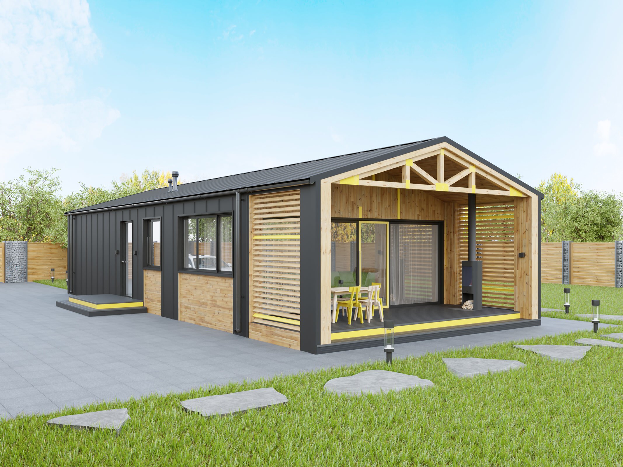 Барнхаус 1 этаж