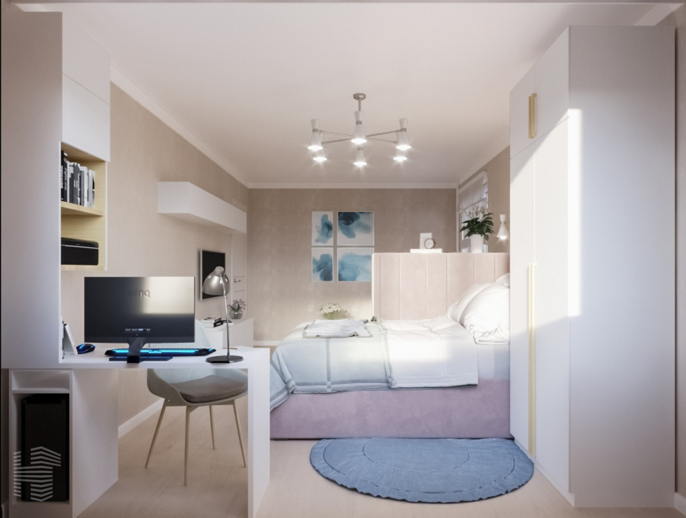 Дизайн-проект гостиной-спальни