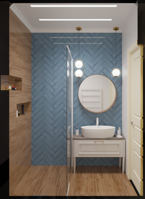 Проект интерьера двухэтажного дома