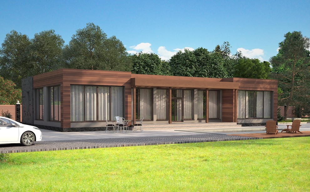 Дом в стиле Райт