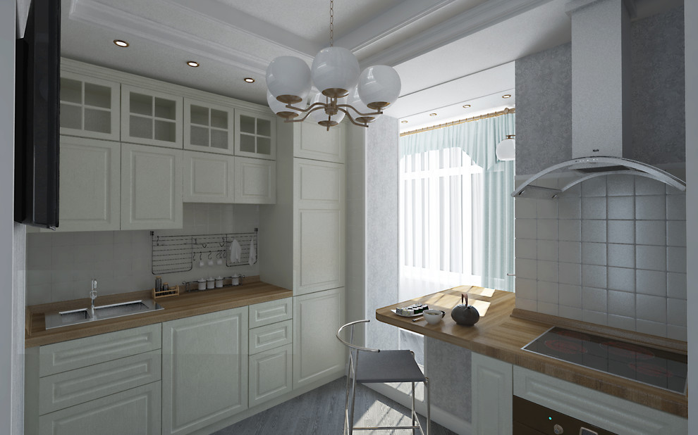 Дизайн проект интерьера однокомнатной квартиры в химках