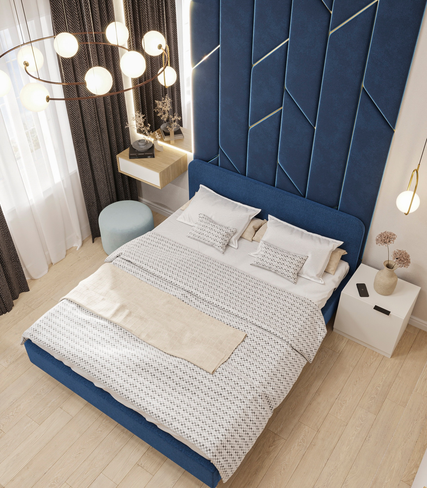 Спальня в таунхаусе