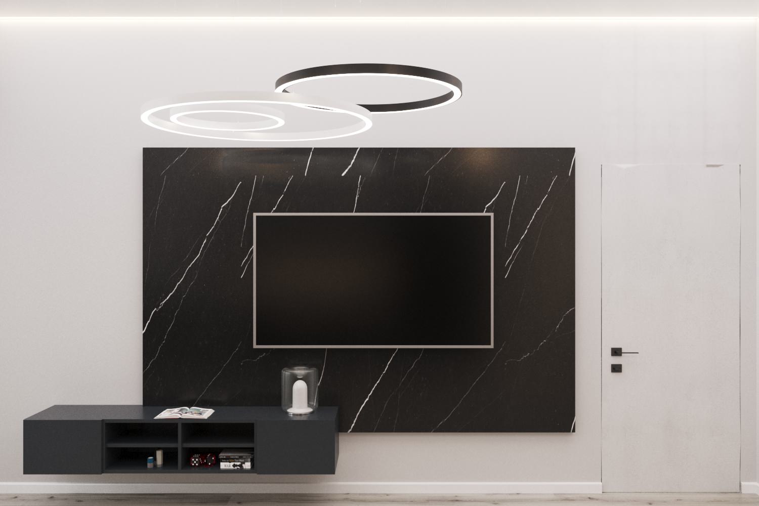 Двухкомнатная квартира общей 69 м2 в ЖК "Гагаринские высотки"