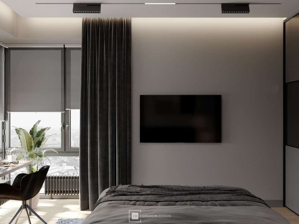 Стильная квартира с панорамными окнами даже в санузле