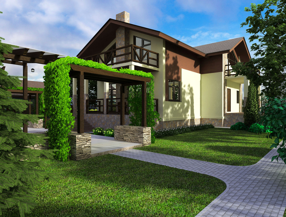 КП Опушкино. Ландшафтный проект. Проект патио.