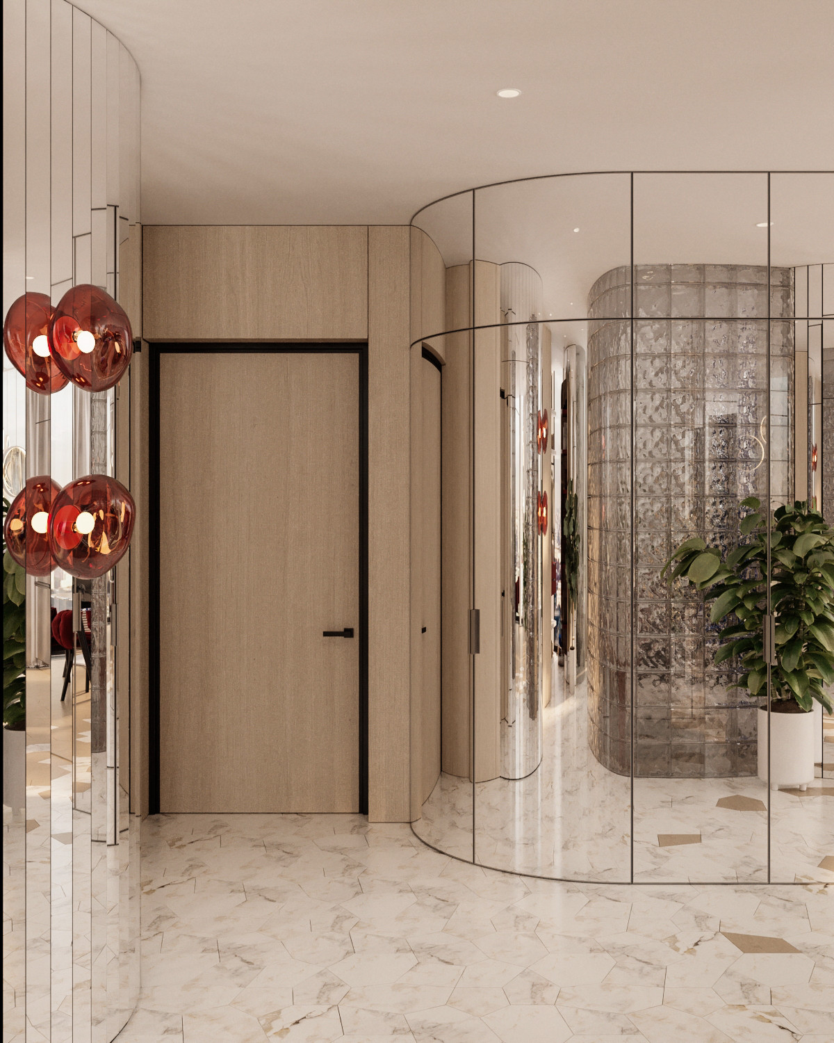 Квартира в стиле фотостудии без единой стены