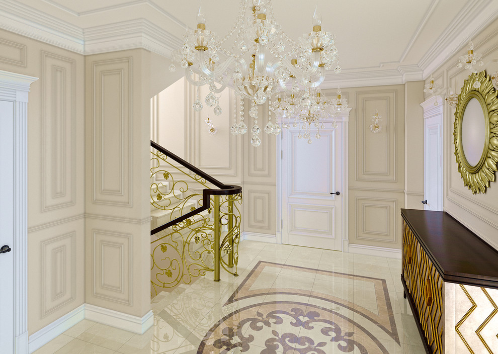 Дизайн интерьера в классическом стиле загородного дома