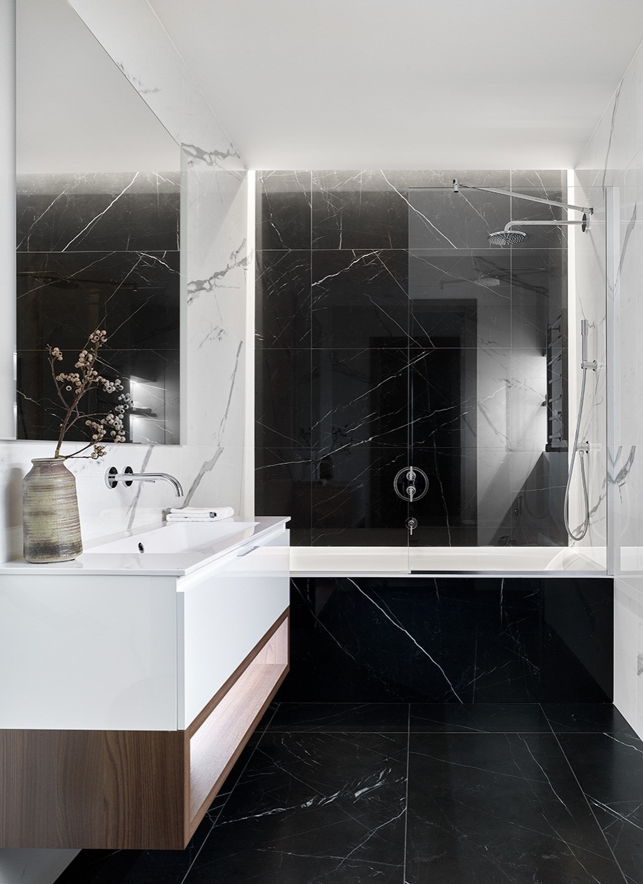 Обложка проекта: Квартира в стиле фьюжн с панорамным видом на Москву