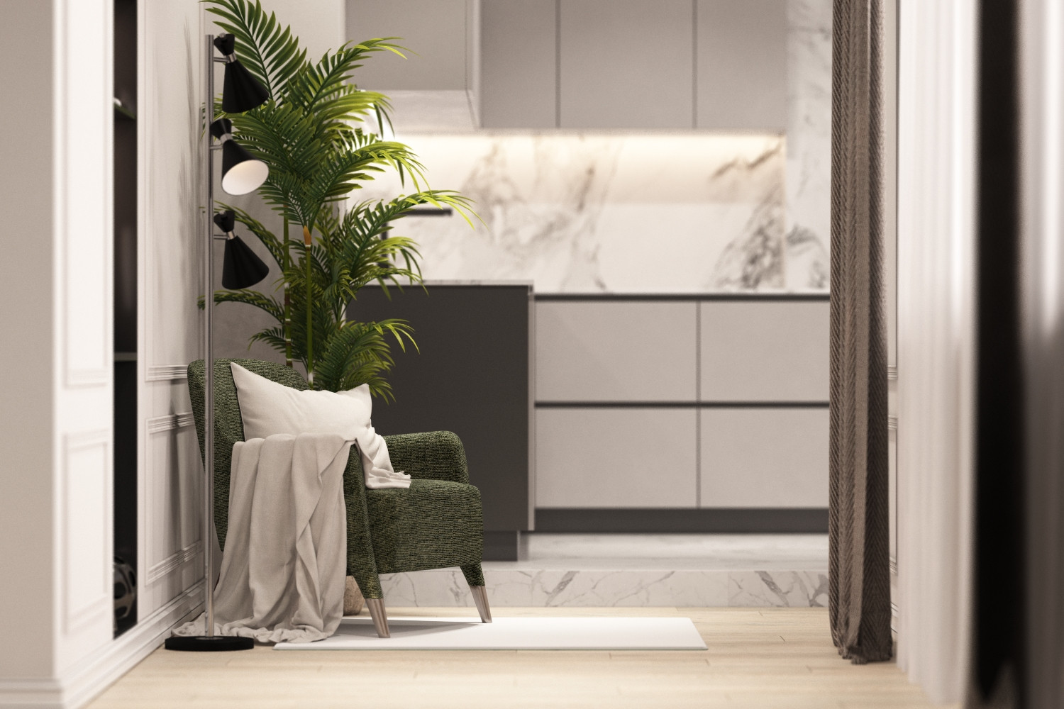 Обложка проекта: Квартира 71 кв м ЖК Родина