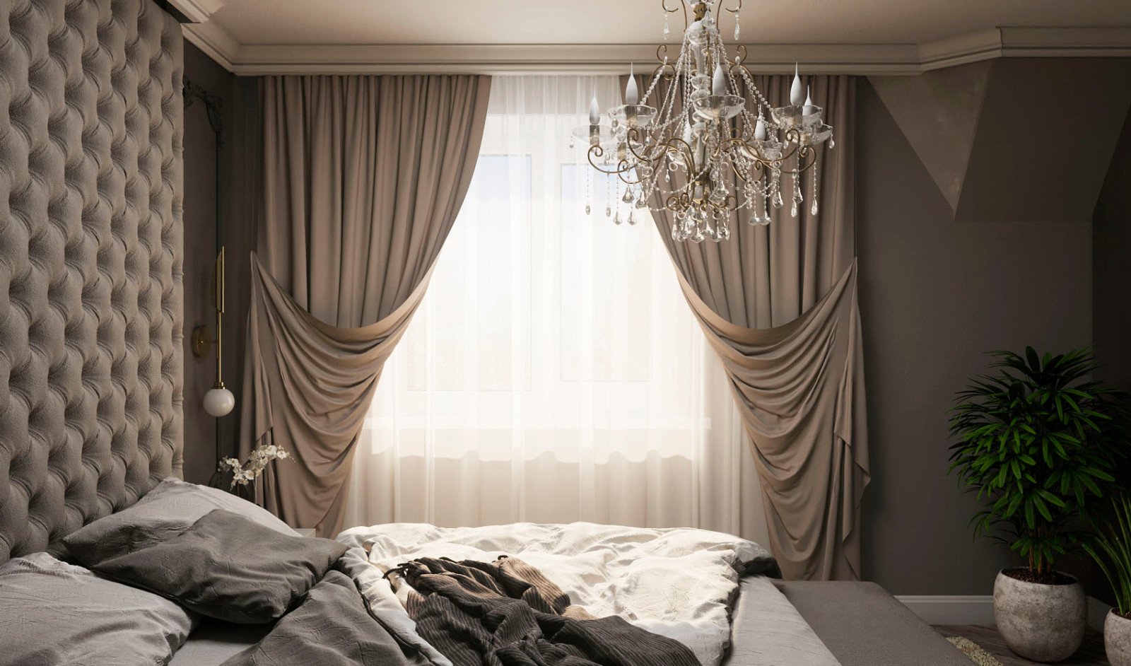 Обложка проекта: Спальня Неоклассика