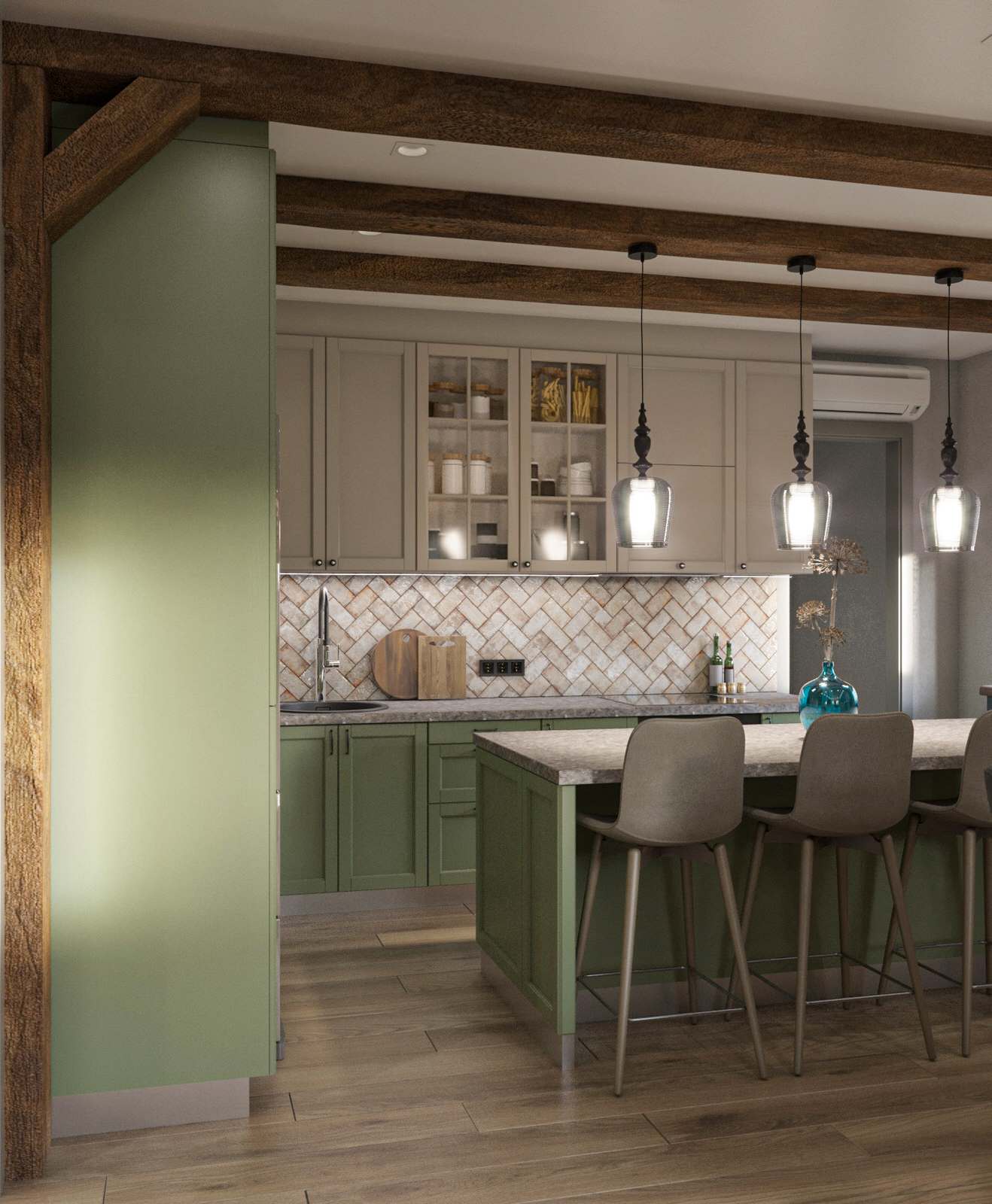 Часть дома в п.Капанской