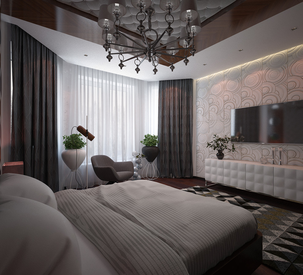 Загородный дом (280 кв.м.) для семьи с тремя детьми. Ар-деко + Современный стиль