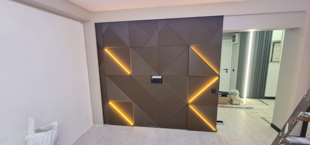 Квартира в контрастных цветах