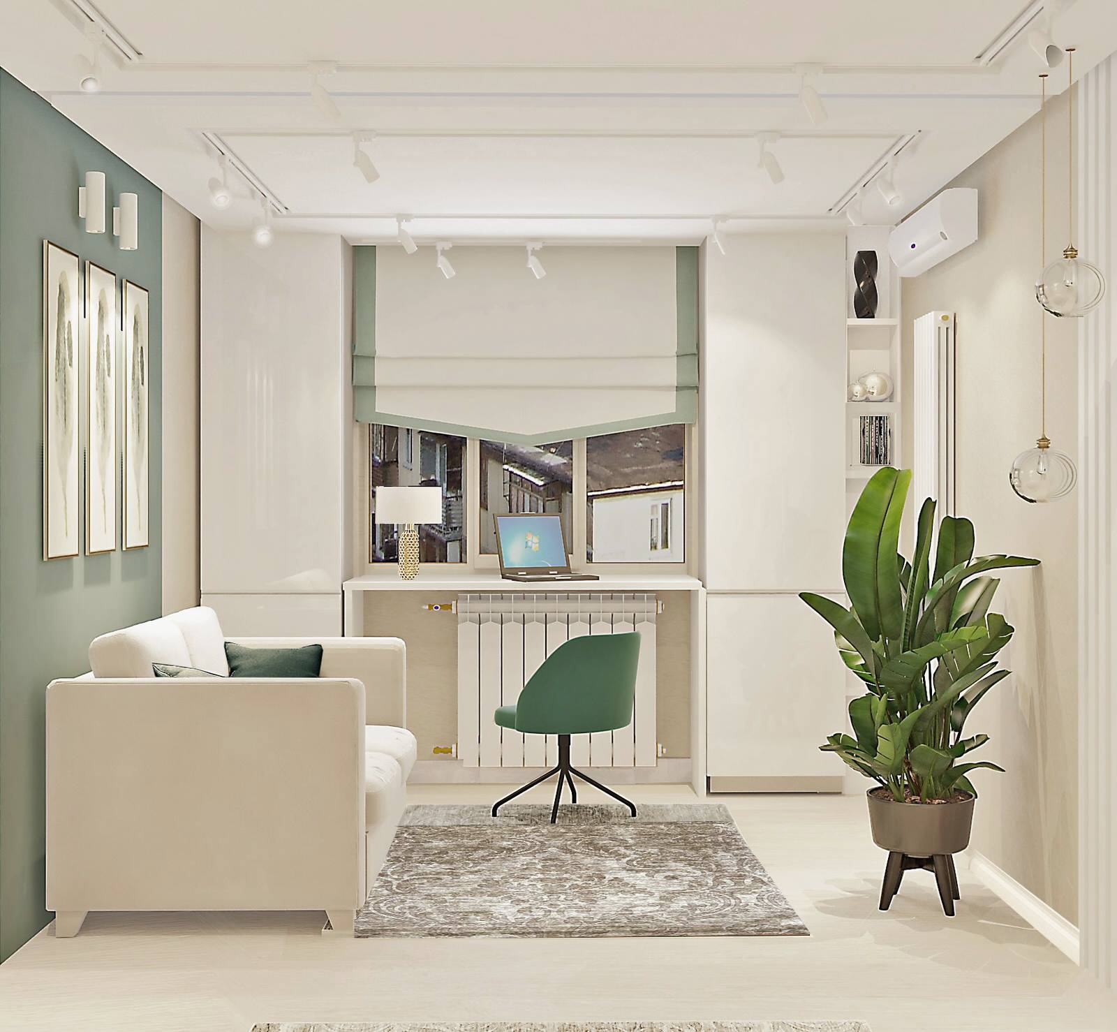 Однокомнатная квартира на Солнечном